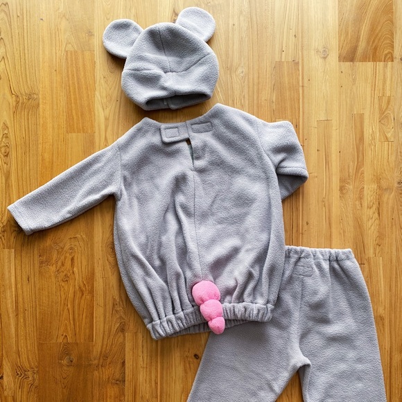 3-Piece Set 3-4T Handmade Mouse Costume for Toddler - Picture 5 of 6